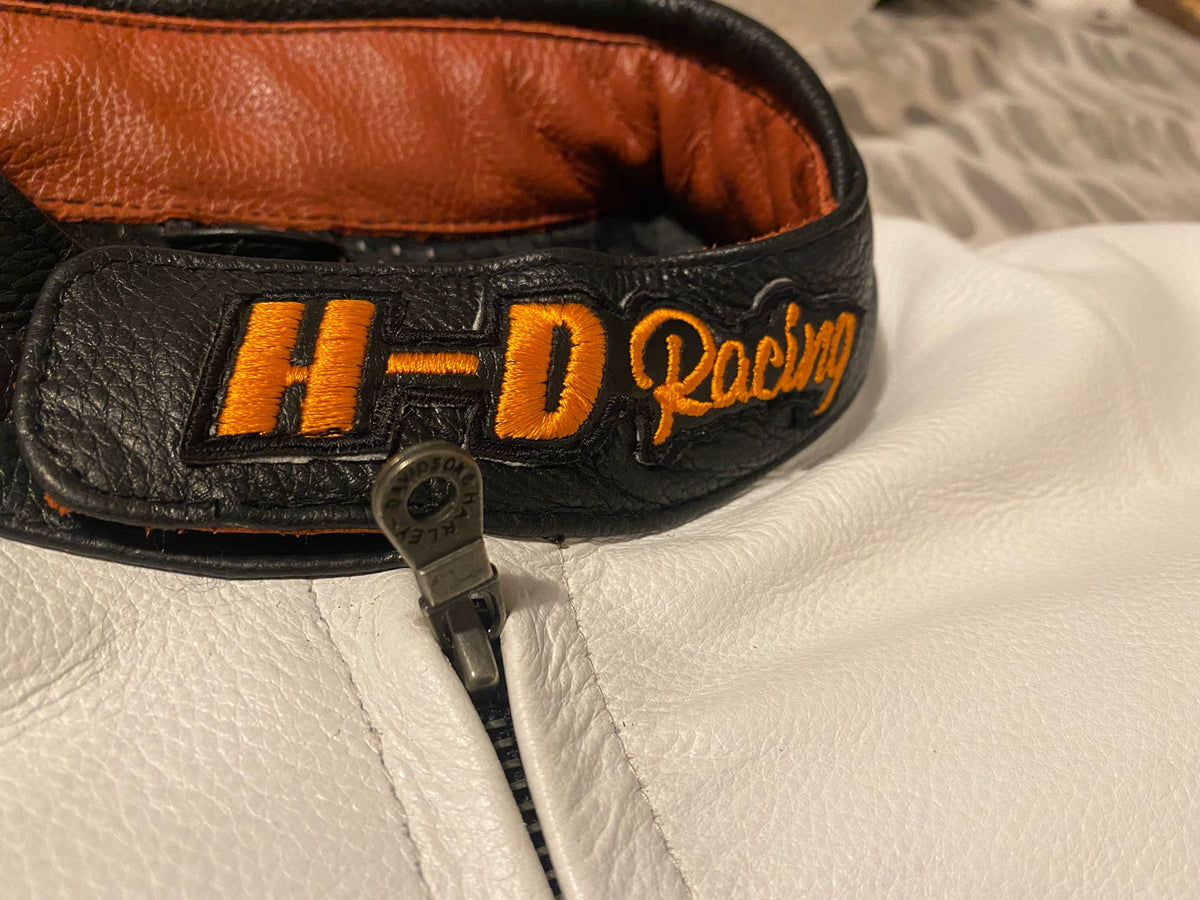 Harley Legend Leather – Modern Comfort White Screaming Eagle leather jacket
