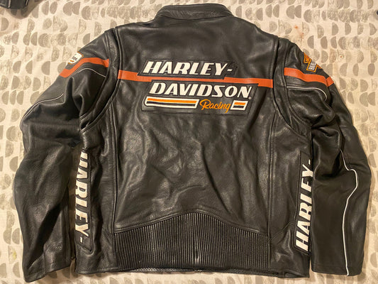 Harley Legend Leather – Modern Comfort Black Screaming Eagle leather jacket