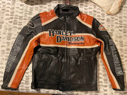 Heritage Road Leather Jacket – Authentic Harley Vibes