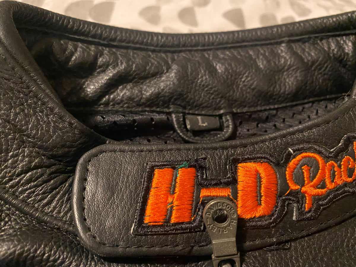 Harley Legend Leather –   Modern Comfort Black Screaming Eagle leather jacket