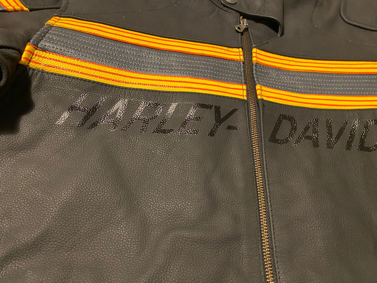 The Road Warrior – Classic Men’s Harley Leather Jacket