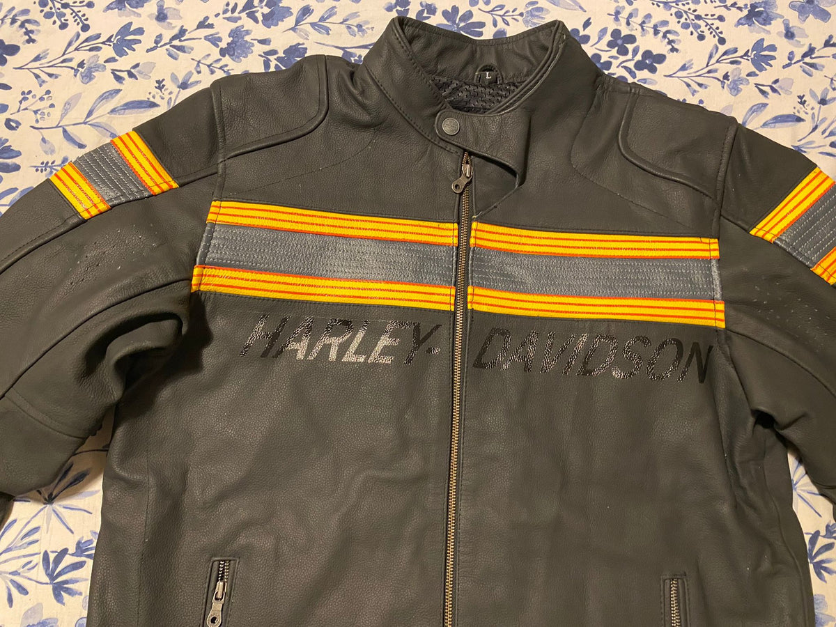 The Road Warrior – Classic Men’s Harley Leather Jacket