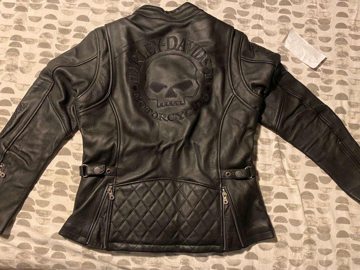 Ride in Style – Women's Harley-Davidson Black Leather Jacket