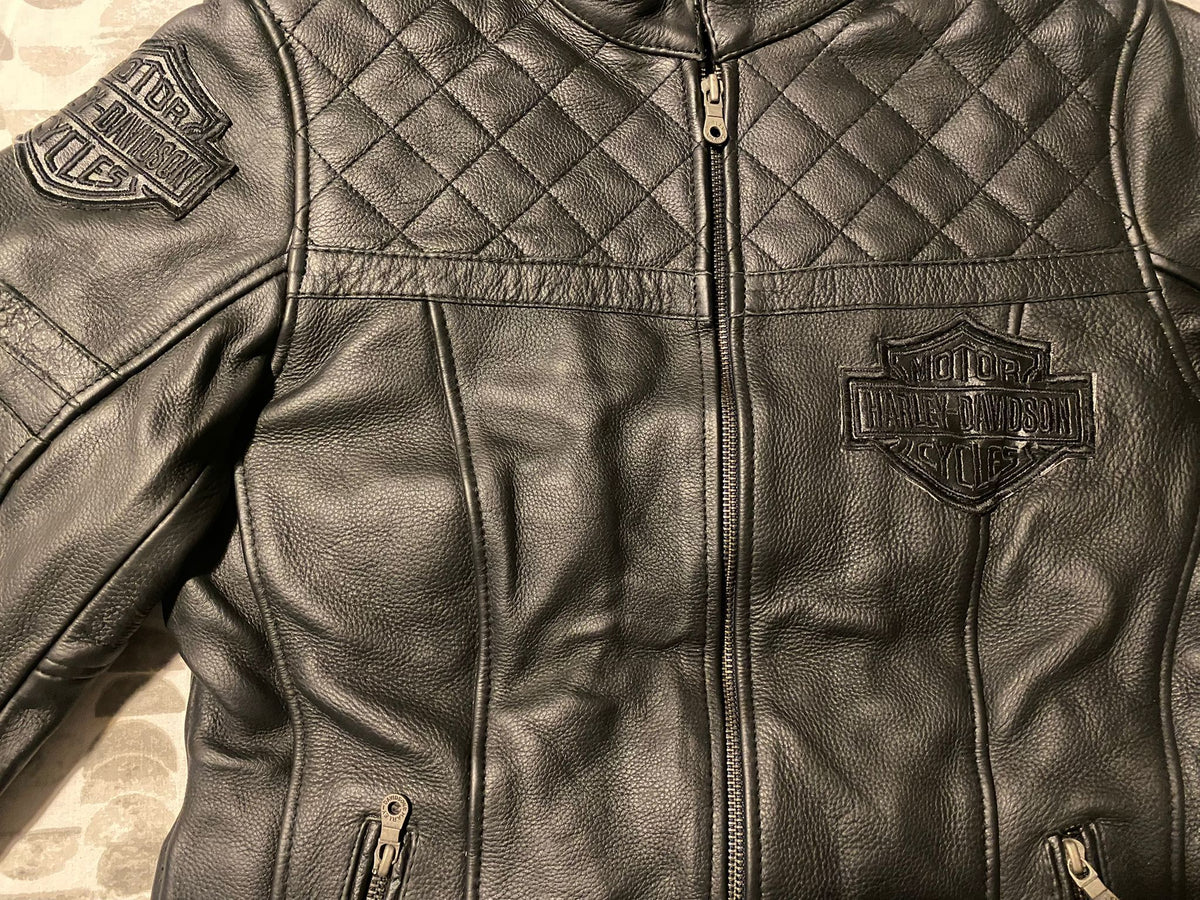 Ride in Style – Women's Harley-Davidson Black Leather Jacket